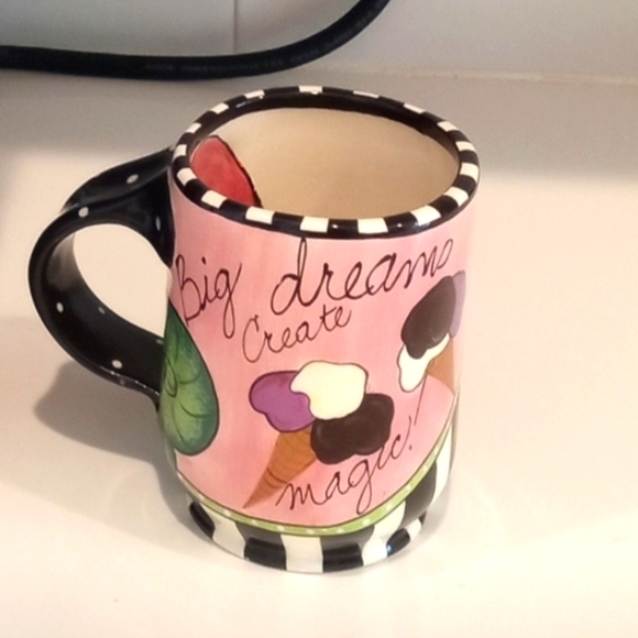 New "Big Dreams Create Magic" Linda CorneIle Swak Dining Coffee Mug - Picture 2 of 12